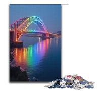 Puzzle 1000 pièces pour Adultes Rainbow Bridge. Décoration idéale pour Les Adolescents de 14 Ans et Plus. 1000 pièces (38 x 26 cm).