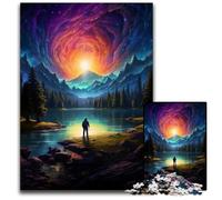 Puzzle 1000 pièces pour Adultes « Regarder Le Monde Seul » Idée Cadeau danniversaire Jeu de réflexion Stimulant 1000 pièces (38 x 26 cm)
