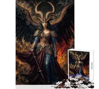 Puzzle 1000 pièces pour Adultes Reine Lilith Décoration Murale Idée Cadeau et Jeu Relaxant Pièces de Formes aléatoires Parfaitement emboîtables Dimensions 38x52cm