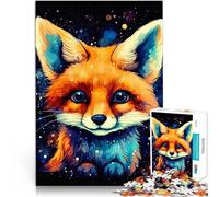 Puzzle 1000 pièces pour Adultes Renard Mignon Aidez Le Cerveau à exercer des Jouets addictifs pour cultiver la Patience Super Cadeau 52x38cm