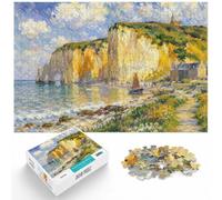 Puzzle 1000 pièces pour Adultes, Renoir Sea and Cliffs 1885