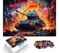 Puzzle 1000 pièces pour Adultes réservoirs colorés activité familiale 26 x 38 cm Collection d'artistes Beaux-Arts pour Adolescents à partir de 14 Ans