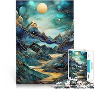 Puzzle 1000 pièces pour Adultes Résumé Aurore boréale Jeux éducatifs Décoration d'intérieur Interaction Parent-Enfant 75x50cm