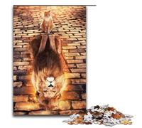 Puzzle 1000 pièces pour Adultes Rêves de Grandeur Amusant en Famille avec Affiche et fiche de Questions réponses Assorties 75 x 50 cm