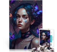 Puzzle 1000 pièces pour Adultes Rêveur de Papillons Jouets éducatifs d'apprentissage est idéal comme Cadeau pour Toute la Famille 50x70cm