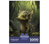 Puzzle 1000 Pièces pour Adultes Rise of The Swamp Dragon Puzzle Casse-tête Difficile, Idéal comme Cadeau pour Toute La Famille 38x26cm/1000pcs