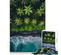 Puzzle 1000 pièces pour Adultes Rivage Tropical (38x52cm) Un Cadeau de Noël Amusant et Stimulant pour la mémoire et la détente