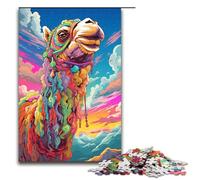 Puzzle 1000 pièces pour Adultes Robot Camel par SplattersLots of Thick Coloured Cloud Puzzle Hands on Game 75x50cm