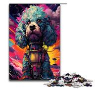 Puzzle 1000 pièces pour Adultes Robot Caniche par SplattersLots de Puzzles colorés épais Jeux de détente Jeu Familial Soulagement du Stress Défi Difficile 75x50cm