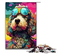 Puzzle 1000 pièces pour Adultes Robot Caniche par SplattersLots de Puzzles colorés épais Jouets de Divertissement Familial décoration intérieure Unique et Cadeaux 75 x 50 cm