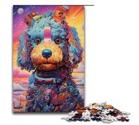 Puzzle 1000 pièces pour Adultes Robot Caniche par SplattersLots de Puzzles colorés épais pour Jeu éducatif Défi Jouet Illustration Cadeau 75x50cm