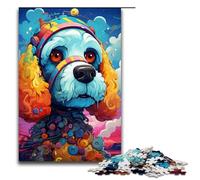 Puzzle 1000 pièces pour Adultes Robot Caniche par SplattersLots de Puzzles épais et colorés Décoration Murale Convient pour la décoration de Bureau 75x50cm