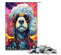 Puzzle 1000 pièces pour Adultes Robot Caniche par SplattersLots de Puzzles épais et colorés Décoration Murale Convient pour la décoration de Bureau 75x50cm