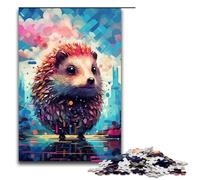 Puzzle 1000 pièces pour Adultes Robot Hérisson par SplattersLots de Puzzles colorés épais Jouets de Divertissement Familial décoration intérieure Unique et Cadeaux 75 x 50 cm