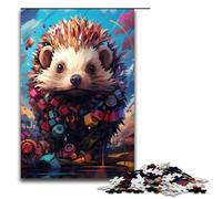 Puzzle 1000 pièces pour Adultes Robot Hérisson par SplattersLots de Puzzles colorés épais pour Jeu éducatif Défi Jouet Illustration Cadeau 75x50cm