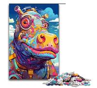 Puzzle 1000 pièces pour Adultes Robot Hippo par SplattersLots de Puzzle Nuage épais coloré Décoration Murale Anti Stress 75x50cm