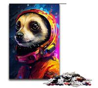 Puzzle 1000 pièces pour Adultes Robot Meerkat par SplattersLots of Thick Coloured Clour Puzzle Hands on Game 75x50cm