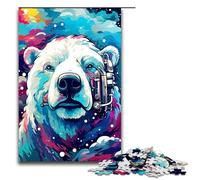 Puzzle 1000 pièces pour Adultes Robot Ours Polaire par SplattersLots de Puzzle épais coloré Décoration Murale Anti Stress 75x50cm