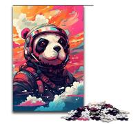 Puzzle 1000 pièces pour Adultes Robot Panda par SplattersLots of Thick Coloured Cloud Puzzle Hands on Game 75x50cm
