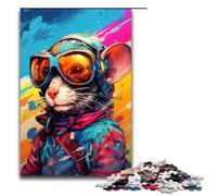 Puzzle 1000 pièces pour Adultes Robot Rat par SplattersLots of Thick Coloured Clouds Puzzle Hands on Game 75x50cm