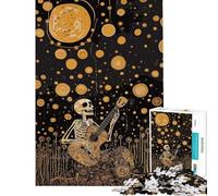 Puzzle 1000 pièces pour Adultes Rock N Roll with The Stars » Jeu de réflexion Stimulant Une œuvre d'art pour Un Anniversaire ou Noël (38x26cm)