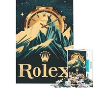 Puzzle 1000 pièces pour Adultes Rolex Intemporel idéal pour Un Anniversaire ou Noël Jeu Familial Difficile adapté aux Personnes de 14 Ans et Plus (38x52cm)
