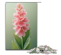Puzzle 1000 pièces pour Adultes Rose pêche et Saule Vert - Jeu Stimulant Une œuvre d'art adaptée aux Adolescents de 14 Ans et Plus 1000 pièces (38 x 26 cm)
