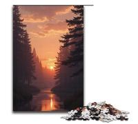 Puzzle 1000 pièces pour Adultes Rosée du Matin Nouveau Puzzle - Jeu Stimulant Une œuvre d'art Convient aux Adolescents de 14 Ans et Plus 1000 pièces (38 x 26 cm)