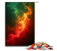 Puzzle 1000 pièces pour Adultes Rouge Vif et Vert - Jeu Stimulant Une œuvre d'art adaptée aux Adolescents de 14 Ans et Plus 1000 pièces (75 x 50 cm)