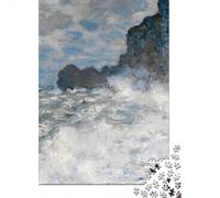 Puzzle 1000 pièces pour Adultes, Rough Weather at Etretat