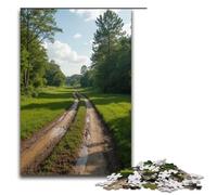 Puzzle 1000 pièces pour Adultes Route de Boue Rurale Amusant en Famille Jeu Familial Anti-Stress défi Difficile 1000 pièces (75 x 50 cm)