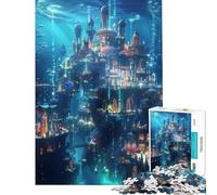 Puzzle 1000 pièces pour Adultes Royaume sous-Marin Océanie Décoration Murale Cadeau d'anniversaire Idéal pour Toute la Famille (50x75cm)