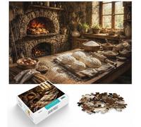 Puzzle 1000 pièces pour Adultes, Rustic Bakery Scene with Fresh Dough