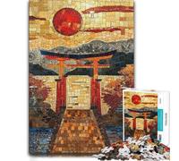 Puzzle 1000 pièces pour Adultes, Sacred Torri Path Mosaic | Passe-temps relaxant en intérieur pendant les soirées tranquilles, pour partager un loisir.