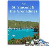 Puzzle 1000 pièces pour Adultes Saint-Vincent, 1000 pièces pour Adolescents, pour sublimer l'amour Entre Couples à partir de 14 Ans (26x38cm)