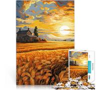 Puzzle 1000 pièces pour Adultes Saison des récoltes Naturelles Jouets de Divertissement Familial Super Cadeau 52x38cm