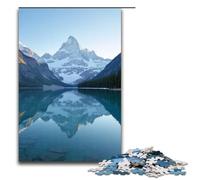 Puzzle 1000 pièces pour Adultes Salt Lake Mirror Puzzles pour Adultes Puzzle en Bois Jeu Stimulant 1000 PCS (75x50cm)