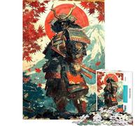 Puzzle 1000 pièces pour Adultes Samurai of Crimson Dawn Puzzle pour Adolescents Assemblage de Motifs Difficile et Stimulant Jeu passionnant et idéal pour Jouer en Famille (Taille 38x52cm)