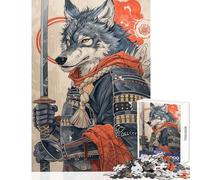 Puzzle 1000 pièces pour Adultes Samurai Wolf Impossible Game Apprentissage Éducatif Jouets à Faire soi-même Collection d'artistes Beaux-Arts (50x75cm)
