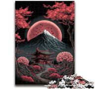 Puzzle 1000 pièces pour Adultes Sanctuaire Japonais Amusement Familial Idéal comme Cadeau pour Toute la Famille à partir de 14 Ans 50x75cm