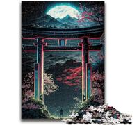 Puzzle 1000 pièces pour Adultes Sanctuaire sous Les étoiles pour Les 14 Ans et Plus pour Le Plaisir en Famille et Les soirées de Jeux Jouets Cadeaux 26x38cm