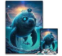 Puzzle 1000 pièces pour Adultes Sceau Puzzles oniriques pour Adultes Parfait pour Les Adolescents et Les collectionneurs, Décoration d'intérieur idéale et Cadeau de Voyage 26x38cm/10,23x14,96 Pouces