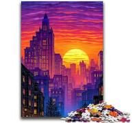 Puzzle 1000 pièces pour Adultes, scène de Rue Urbaine, Jeu éducatif Familial, à Offrir en Cadeau à Toute la Famille, à partir de 14 Ans, 26x38cm