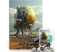 Puzzle 1000 pièces pour Adultes Science-Fiction Entraînez Votre Cerveau et Vos Mains avec Affiche et Feuille de Questions correspondantes 52x38cm
