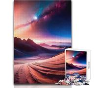 Puzzle 1000 pièces pour Adultes « Sérénade à la Montagne étoilée », Jeu Impossible, découpe de précision, Cadeau de Noël Secret, Format 50x75cm