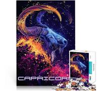 Puzzle 1000 pièces pour Adultes Signe du Zodiaque Capricorne Jouets de Divertissement Familial Bon Cadeau 75x50cm
