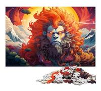 Puzzle 1000 pièces pour Adultes Singe coloré Jeu intellectuel Stimulant et Familial 1000 pièces (38 x 26 cm)