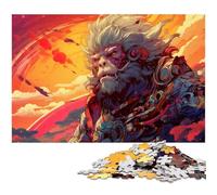Puzzle 1000 pièces pour Adultes Singe coloré œuvre d'art pour Adolescents de 14 Ans et Plus 1000 pièces (75 x 50 cm)