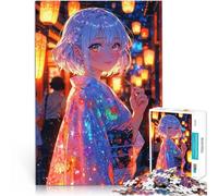 Puzzle 1000 pièces pour Adultes Soirée enchantée Séjour Anti-Stress pour Tuer Le Temps Car C'est Un pour Toute la Famille 50x70cm