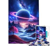 Puzzle 1000 pièces pour Adultes Solitude céleste Jeu de Construction éducatif Décoration Murale Convient aux Personnes de 14 Ans et Plus (38x52cm)